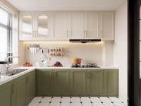 L Shape Furniture Lacquer Finished Kitchen Pantry Cabinet Design With Wall Cupboard