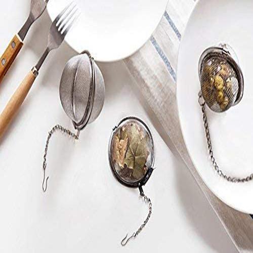 Silver 304 Stainless Steel Mesh Tea Ball Tea Strainer Filters For Tea