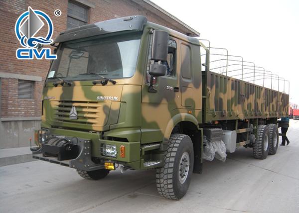 371HP Heavy Cargo Truck SINOTRUK 6x6 All Wheel Drive Cargo Truck heavy duty trucks EUROII/III