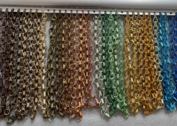 Many Colors Aluminum Alloy Chain Metal Curtains for Indoor decoration use
