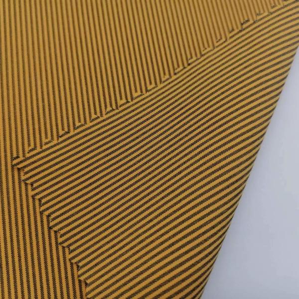 Spandex uv apto seco 150gsm do poliéster 8% da tela tecida 90% do estiramento da maneira da listra 4 da prova