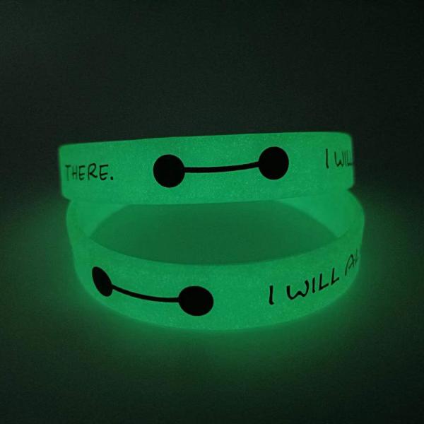 Factory Custom Silicone Bracelet Festival Activity Party Concert Event Gift Noctilucent Night Glow Bracelets de silicone
