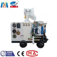 Telecontrole pequeno de pulverização concreto pneumático da máquina 240m do Shotcrete com tampa protetora contra poeira