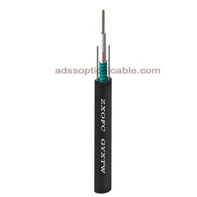 Cor personalizada núcleo do cabo 72 96 144 da fibra GYFTY ADSS do único modo