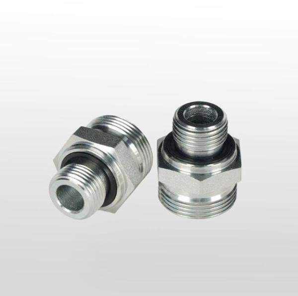 1cm-Wd Metric Thread with Captive Seal Tube Fittings in Standard Medium Carbon Steel
