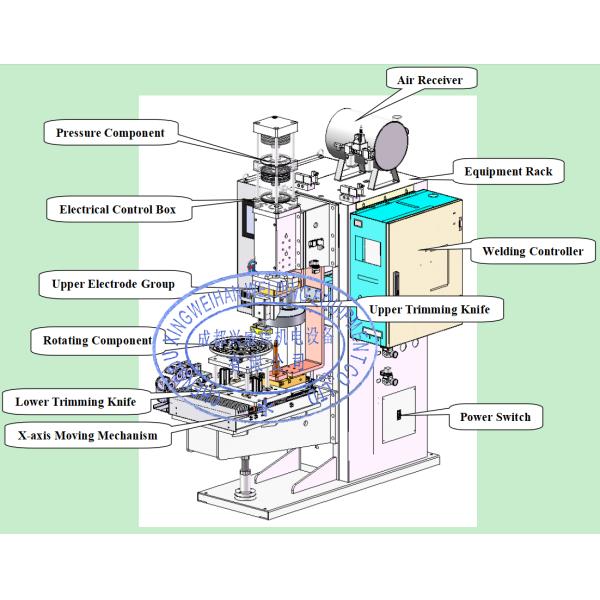 Machine de soudage par projection en acier inoxydable pour acier au carbone Plaque de base de frein de voiture