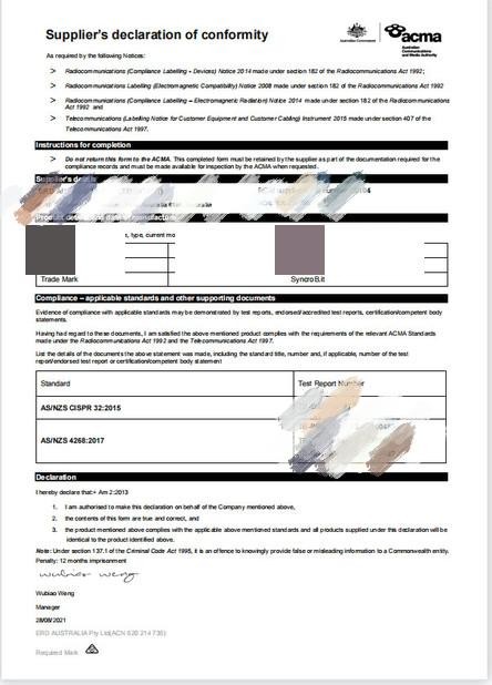 Shenzhen Changkeshun Technology Co., Ltd. Сертификации