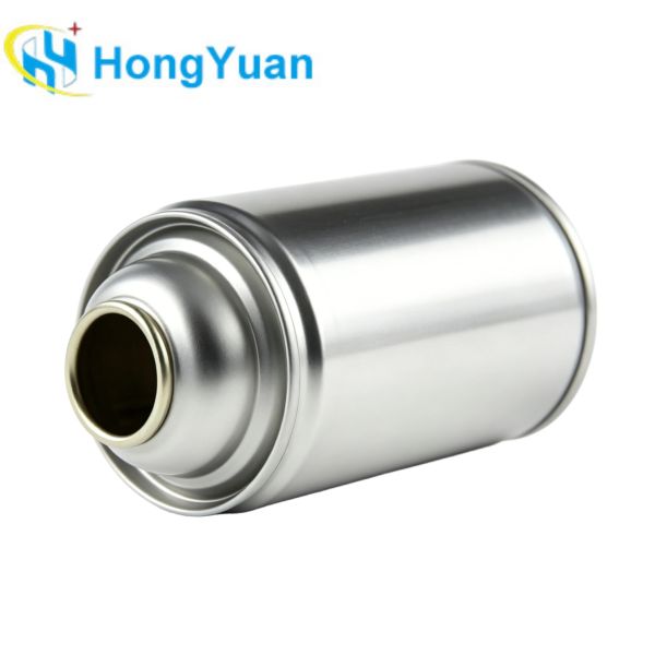 Empty Aerosol Tin Can with High Cone Shape and Durable Tinplate Material Featuring Customizable Offset Printing