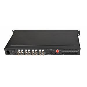 HD 1080P AHD CVI TVI Fibra de vídeo Digital Converter Óptico 16 Port AC 220V