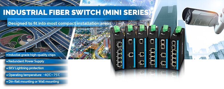 10/100m 2 Port Industrial Network Switch Ethernet Неуправляемый DIN рельсовый коммутатор сети с защитой уровня IP40