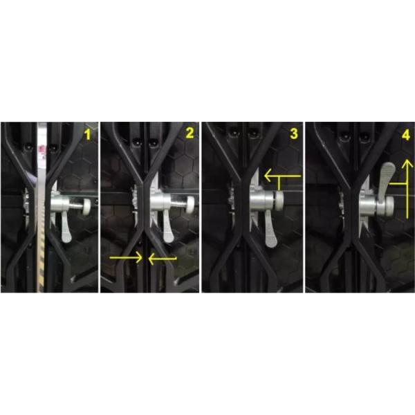 SMD2121 Indoor Led Advertising Screen 500*500mm P3.91 P4.81 Large Viewing Angle