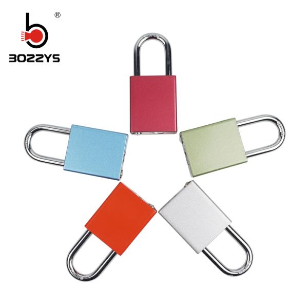 38MM Shackle Length Aluminum Padlock Aluminum Material With Anodization Treatment