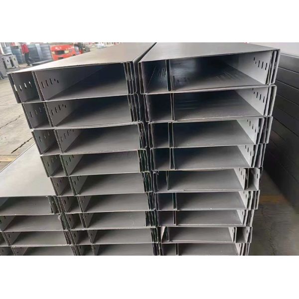 50mm Galvanised Cable Tray Fire Resistance Hot Dip Cable Tray Trough