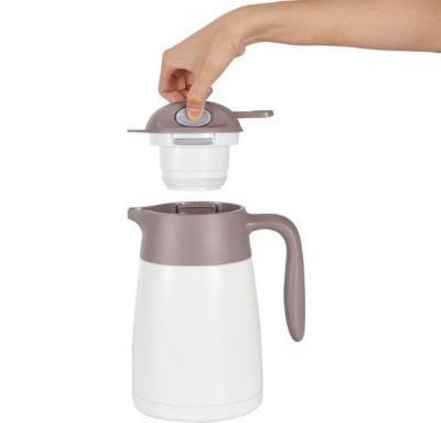 Stainless Steel Thermos Coffee Pot / Vacuum Insulated Teapot 2000ml