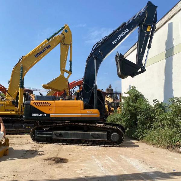 Used Hyundai 305LC-9T Crawler Excavator Second Hand Construction Equipment for in 2022
