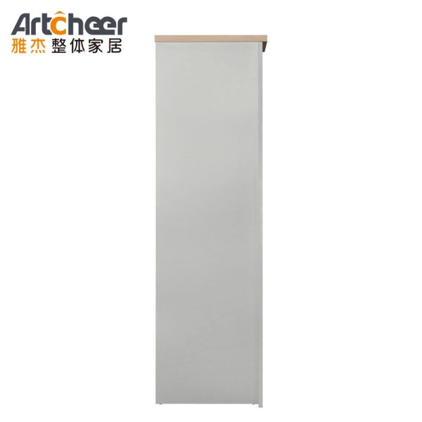 Contemporary Solid Wood Wardrobe Closet with Customized Size and Foldable Design for Modern Living Spaces