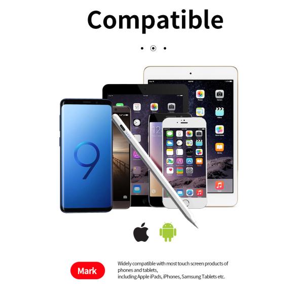 Estilete ativo pintado Pen For Touch Screens do lápis de alumínio do estilete de Digitas