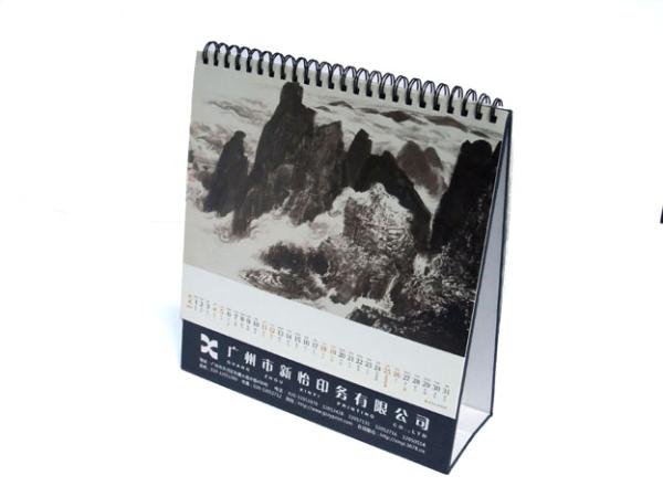 Mini services d'impression adaptés aux besoins du client de calendriers d'OEM/ODM avec la revue mensuelle vide pour la charité 