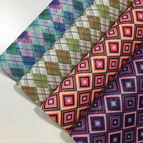 Shiny Leather Upholstery Fabric Abrasion Resistant Anti Mildew Waterproof