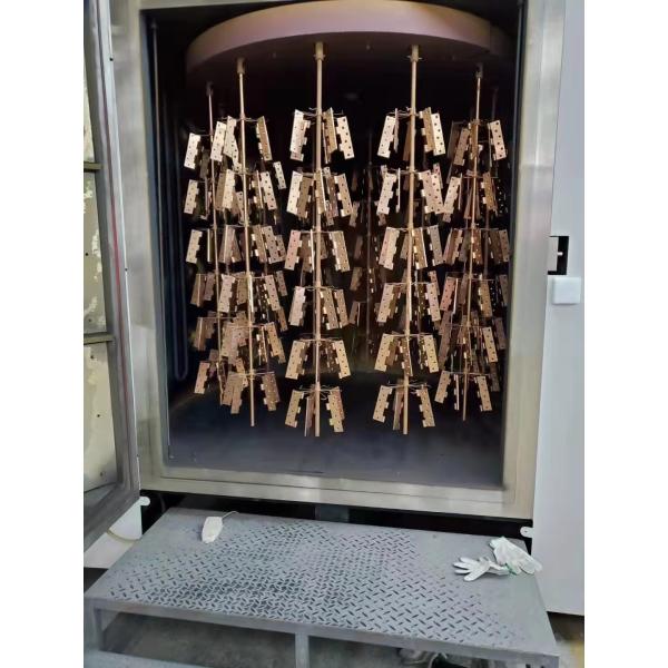 Machine de revêtement sous vide PVD de couleur dorée pour carrelage de sol et plats décoratifs / Machine de revêtement céramique