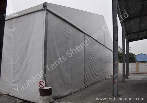 Hard Aluminum Frame Industrial Storage Tents , Temporary Warehouse for Bonded Logistics