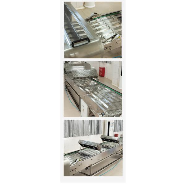 Stainless Steel Cone Industrial Line Accessories Marshalling Cooling Conveyor