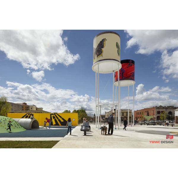SCULPTURE of Outdoor Children's Playground Construction and Park Amusement Facilities