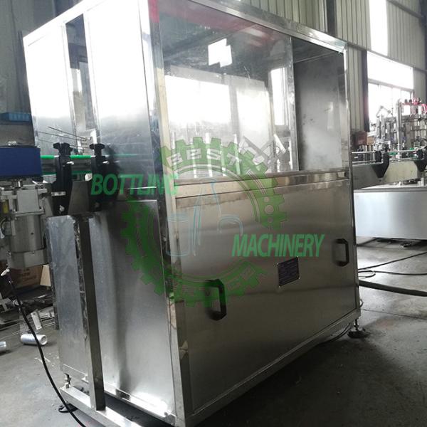 Water Spray Shower Tunnel Type Washer For Cans Filling Machine