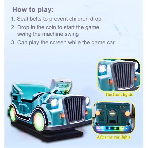 Kids Racing Game Vintage Ride On Toys 180W For Shopping Centers