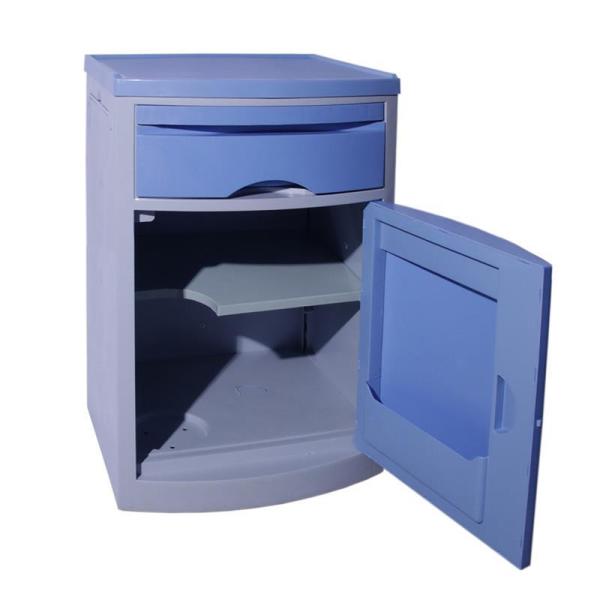MN-BL001 Portable  ABS Plastic Medical Storage Furniture Hospital Bedside Cabinet