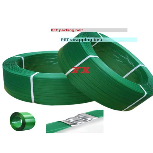 9-25mm PET plastic strapping PET packing strap made from 100% recycled PET bottle flakes