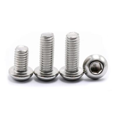 ISO 7380 A2 70 Stainless Steel Allen Bolt M6 M8 M10 Sus304 Bolt Button Head Hex Socket