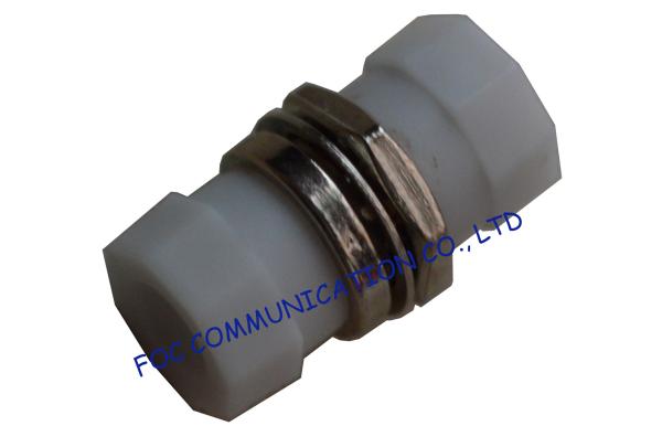 FC Square Type Fiber Optic Coupler with White Cap Low Insertion Loss For FTTX