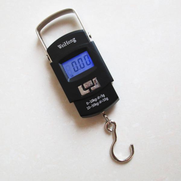 High Accuracy 1g LCD LED Display Portable 50 kg 110LBS Digital Handheld Electronic Baggage Scale Tare Function Supported