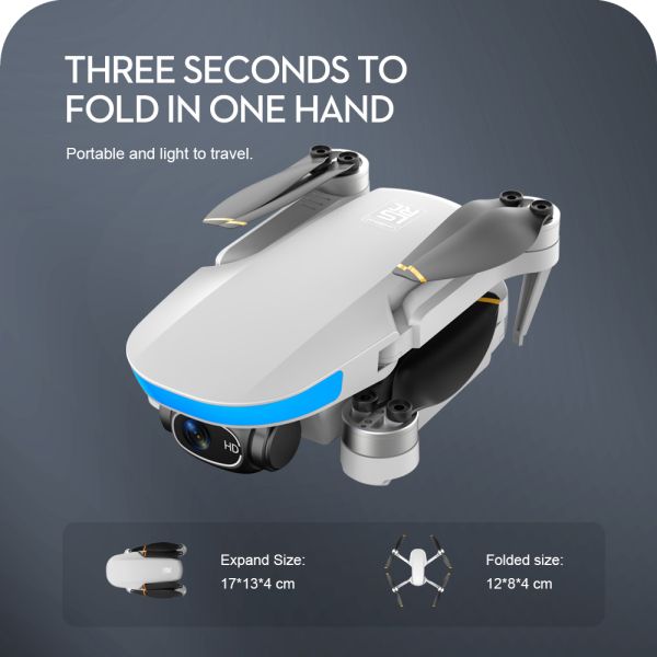 New S6S Brushless Motor Drone 6K HD Dual Camera RC Auto Obstacle Avoidance Professional Foldable Quadcopter
