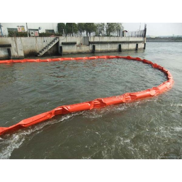 Solid Float Oil Containment Boom 280 - 900mm Draft For Protecting Water Environment