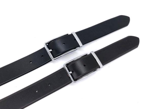 Black Brown Mens Leather Dress Belt Breathable Anti - Bacterial AZO Free