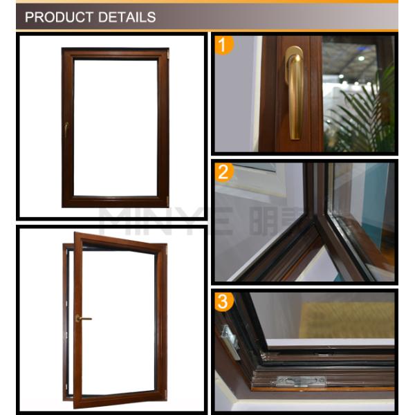 1.4mm Profile Thickness Thermal Break Aluminum Casement Door for in Australian Style