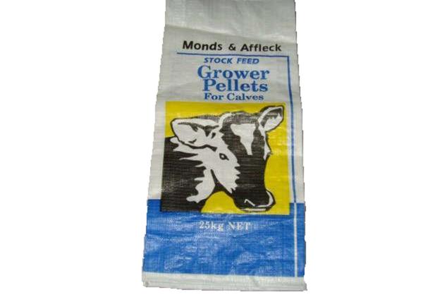 Professional Woven Polypropylene Feed Bags 10KG / 25KG / 50KG / 100KG Capacity