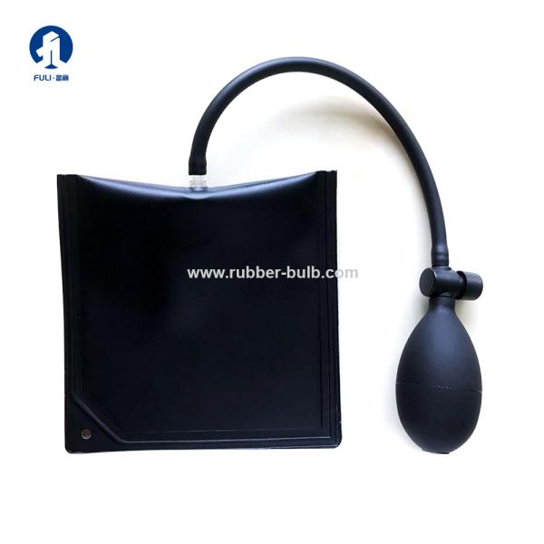 Black Mounted Aluminum Alloy Airbag Hand Pump Inflatable Door Opener for Family