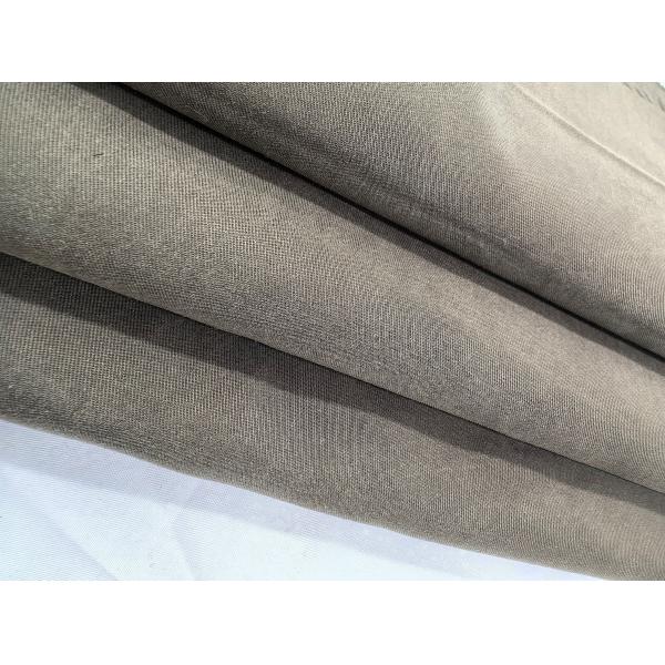 220GSM Organic Textured Workwear Fabric Natural Fiber Washed Finish for Clothing