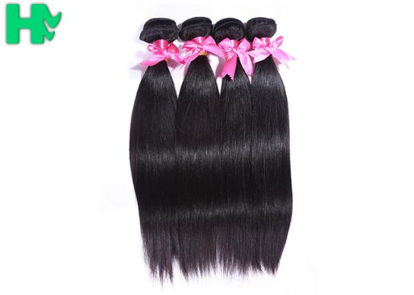 Straight Wavy 100% Straight Human Hair Extension Unprocessed  Virgin Brazilian Human Hair