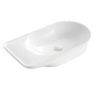 Último diseño de lavabo de lavado de manos Baño de lavado de cerámica de lavabo oval moderno