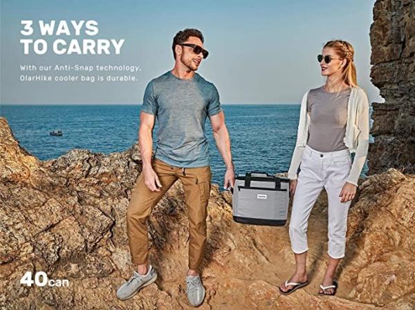 Leakproof Collapsible Insulated Cooler Bags Lunch Box For Camping Picnic Bbq