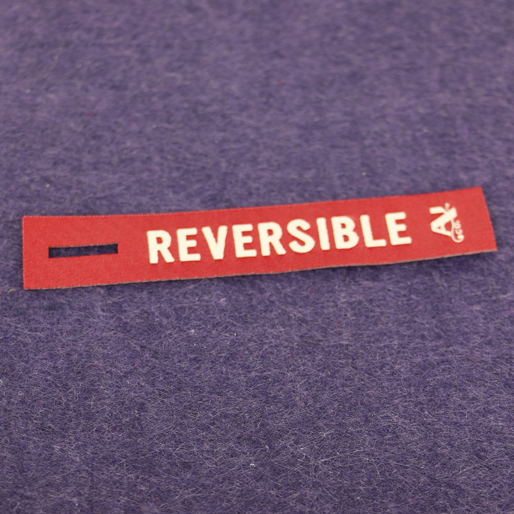 Woven Clothing End Fold Label Washable Cotton Garment Iron On Clothing Labels