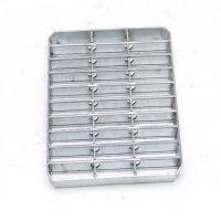 Grille argentée de serrure de presse, barre en acier d'épaisseur de la grille 2mm de passage couvert