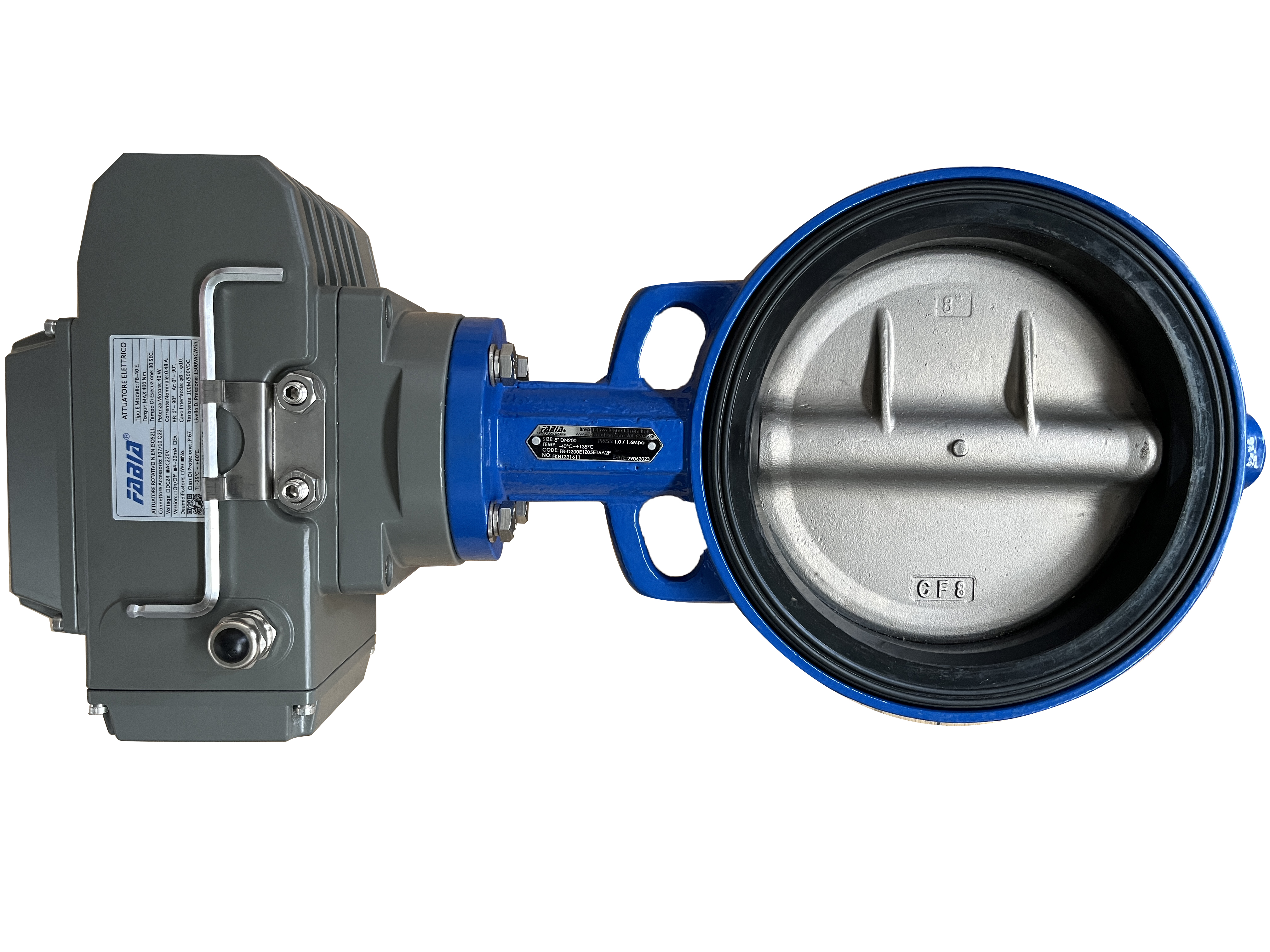 Электрический корпус из промышленной углеродистой стали Butterfly ValveВальвальная плита из нержавеющей стали