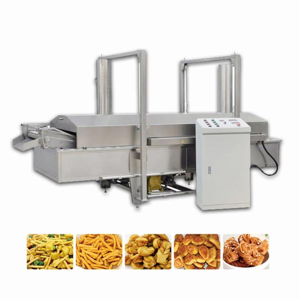 O pó da farinha fritou a linha de produção alimentar 150-200kg/H do petisco