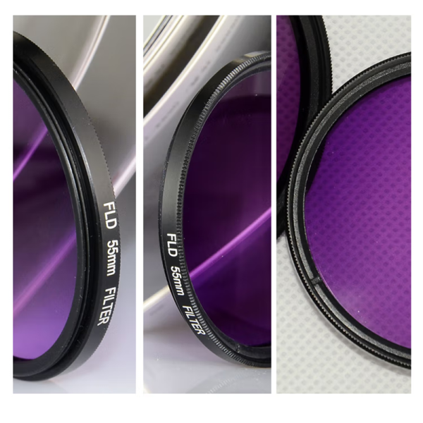 Multi Layer Nano Coating Camera Lens Filters Screw in FLD Camera Filter To Filter Green And Blue Light
