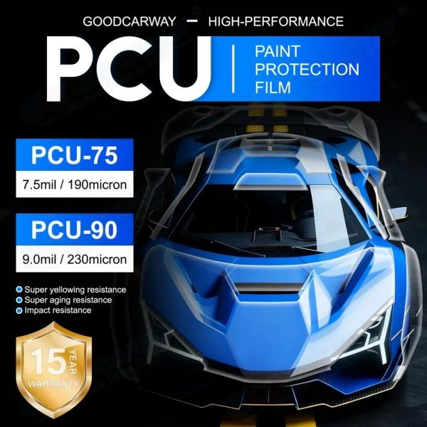 PCU PPF Paint Protection Film with Anti Scratch Self Healing and UV Stabilized Properties for Car Body Protection